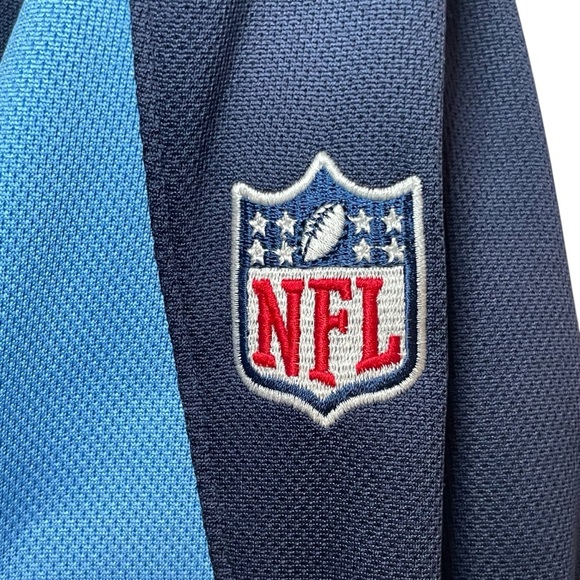 Reebok Tennessee Titans Hoodie Sweatshirt Pullover Embroidered NFL On Field LG - Picture 5 of 11